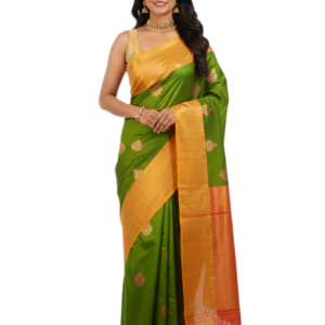 Multocolored Kanchipuram Saree