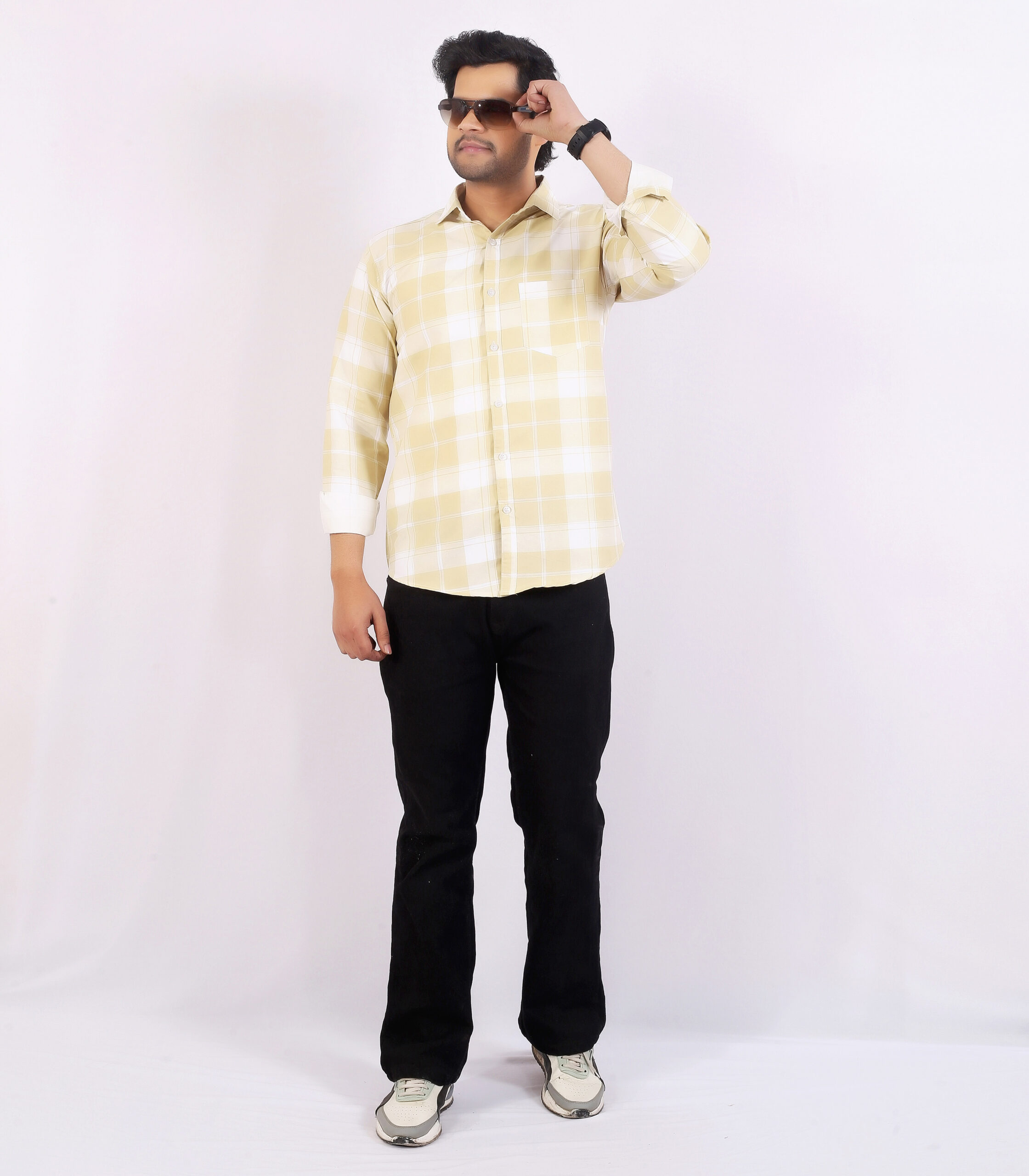 White check casual shirt - Image 7