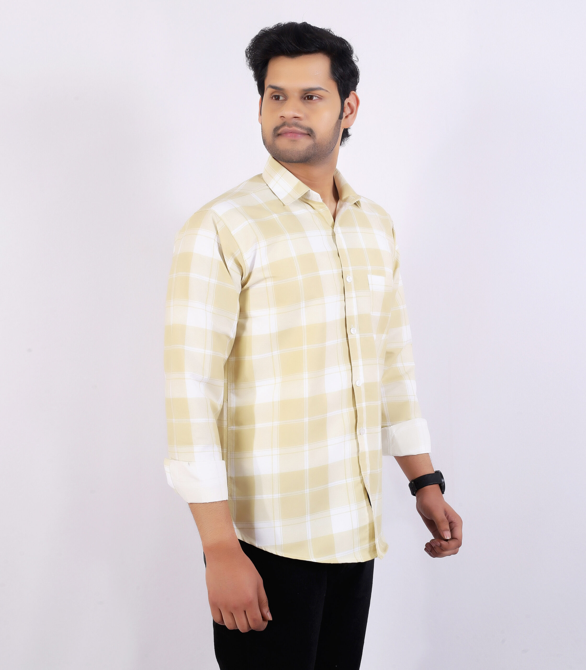 White check casual shirt - Image 4