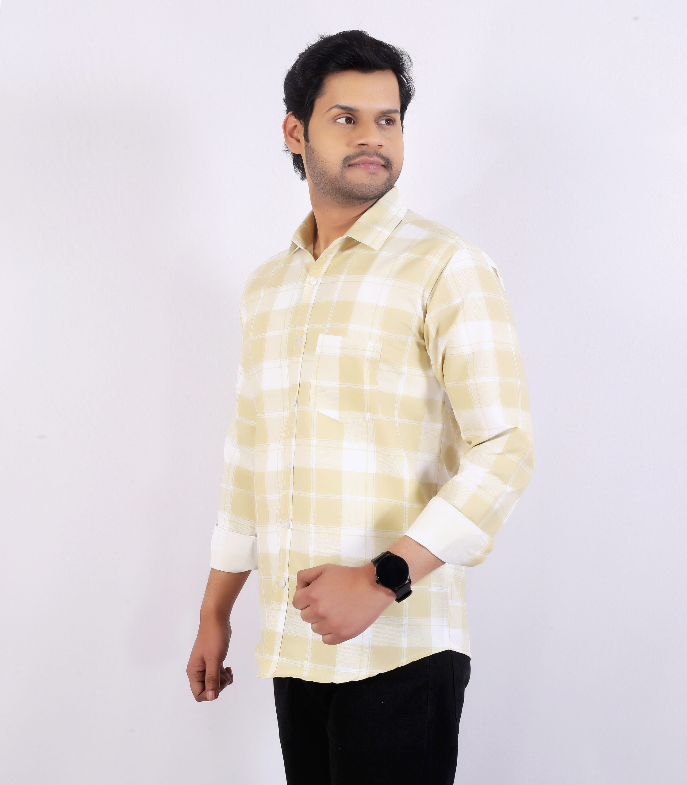 White check casual shirt - Image 5