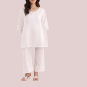 White Short Sleeve Cotton Kurta ₹1,749.00 Original price was: ₹1,449.00